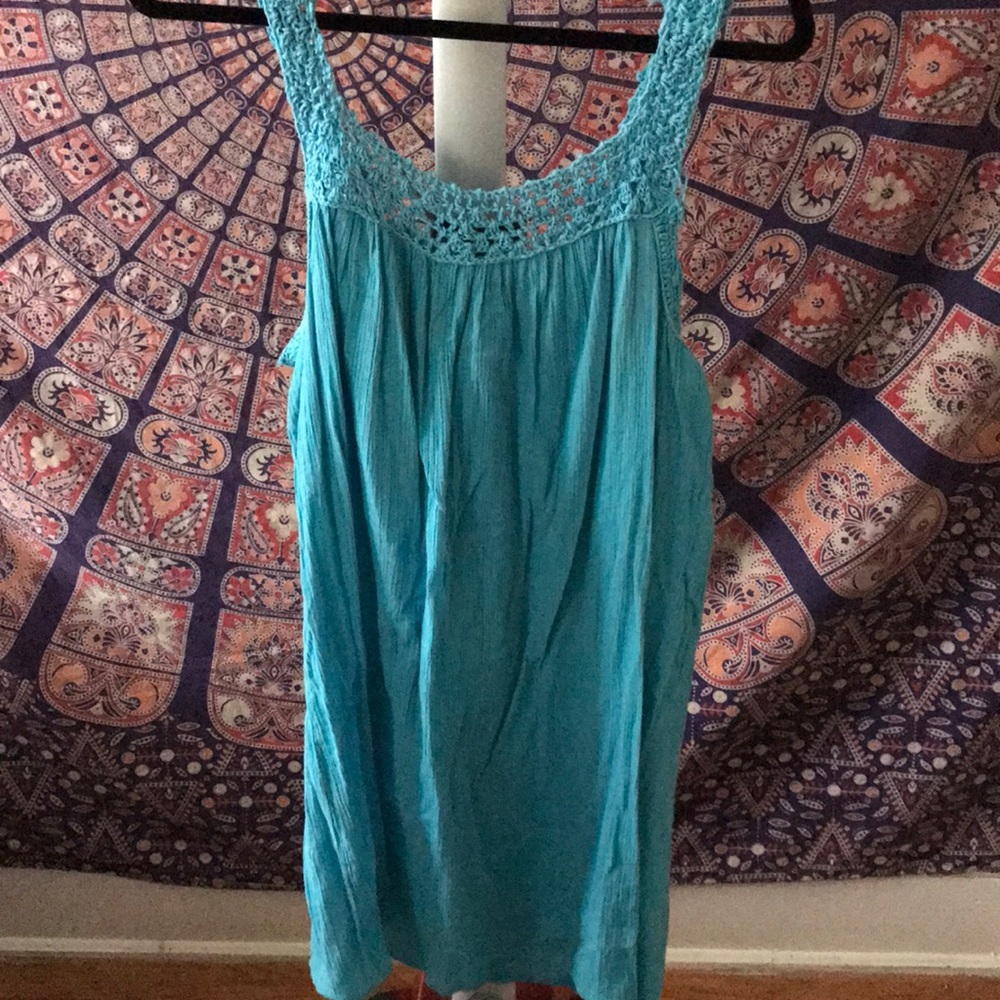 Blue dress